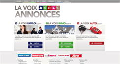 Desktop Screenshot of lavoixannonces.com