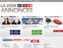 Tablet Screenshot of lavoixannonces.com